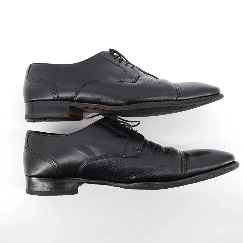Mezlan Orbison Cap Toe Derby Black Mens 11.5 W